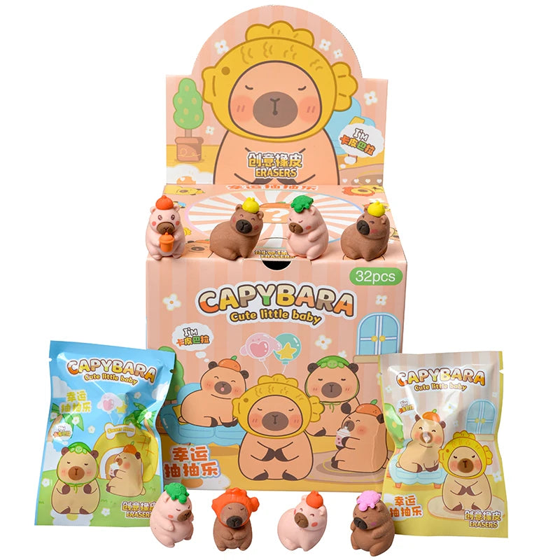 Velký Blind Box figurky 32 ks - Capybara