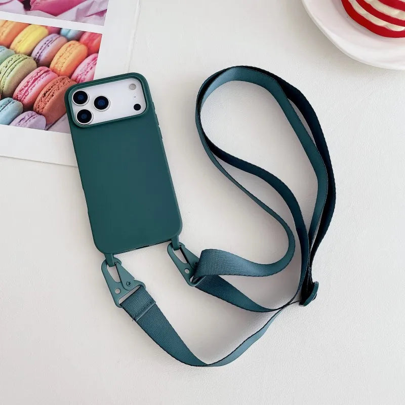 Popruh s pouzdrem pro iPhone 16-17 Pro/Pro Max/Air - více variant