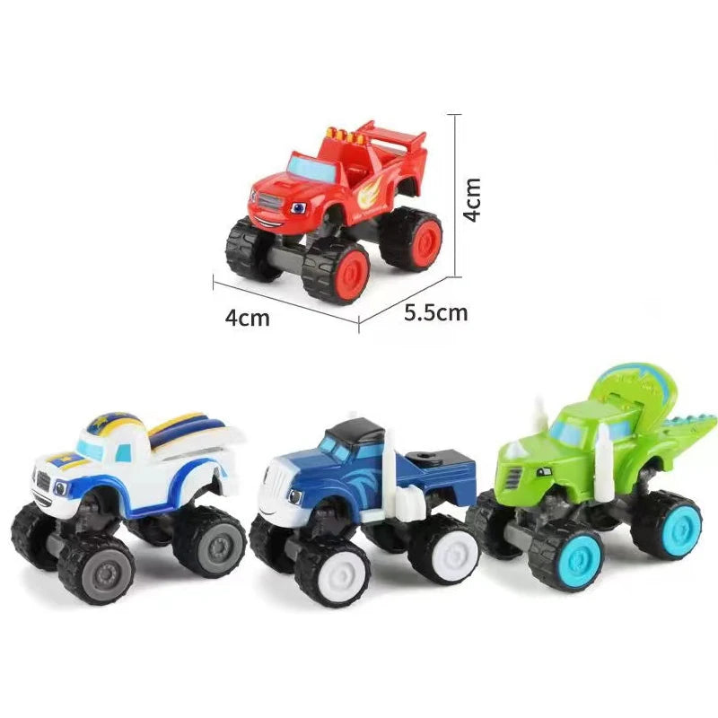 Sada autíček Blaze a Monster Machines