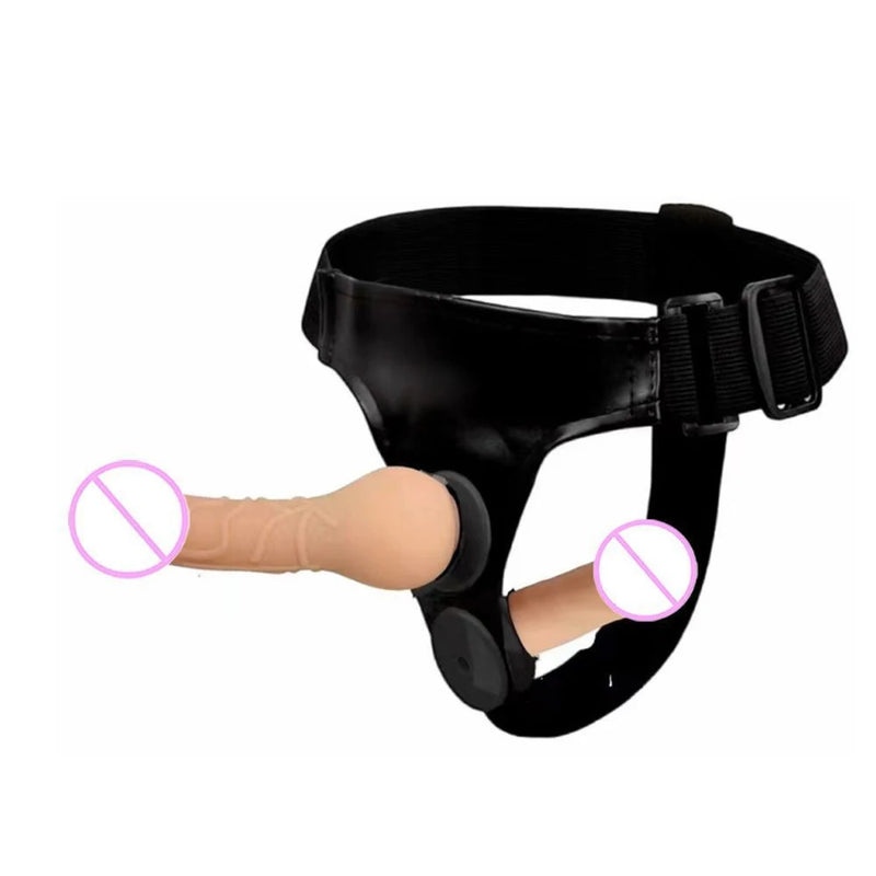 Dvojité strap-on dildo s páskem - více variant