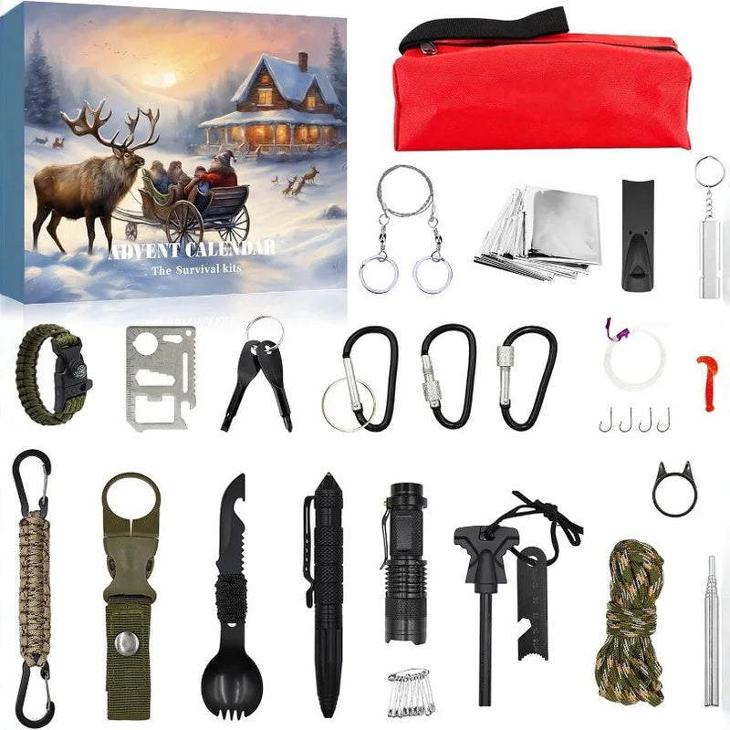 Adventní kalendář - Pomůcky na přežití v přírodě