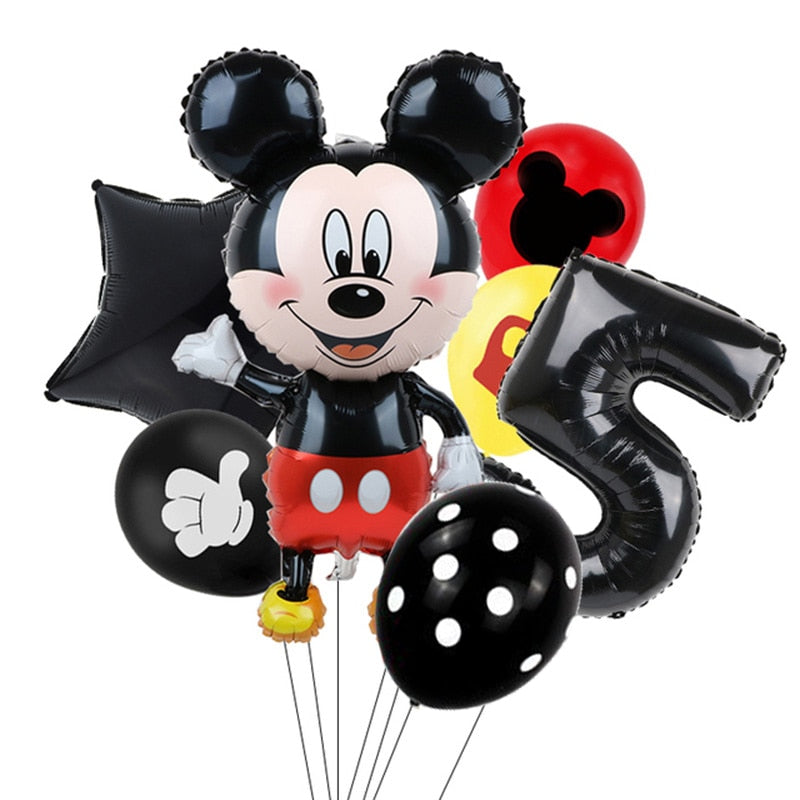 Velký set narozeninových balónků Mickey Mouse - více variant