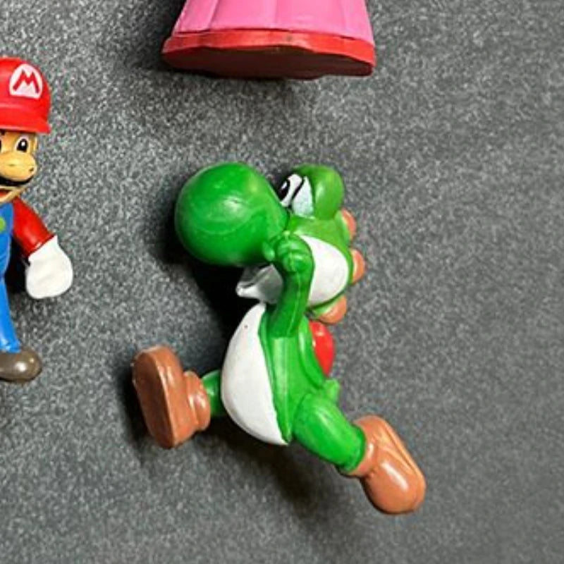 Designové 3D magnety na ledničku Super Mario - 6 ks