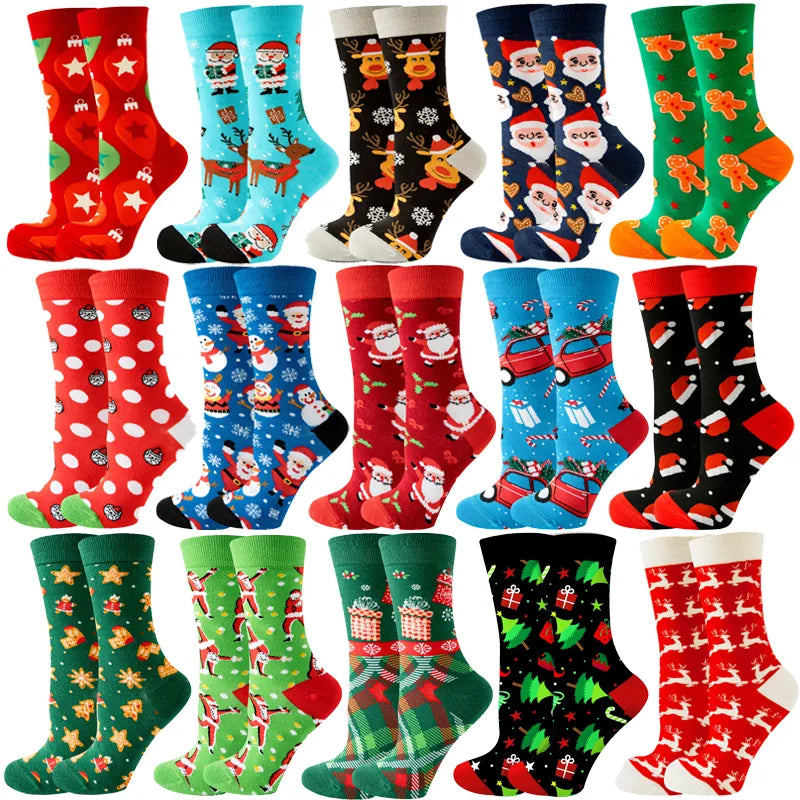 Barevné vánoční ponožky - více variant