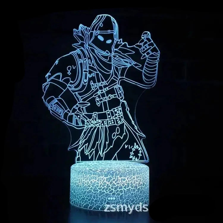 Lampa s 3D iluzí Fortnite - více variant