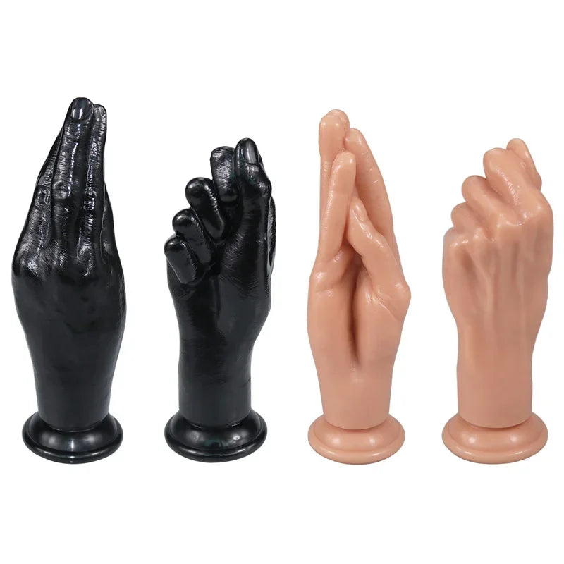 Realistické dildo ve tvaru dlaně - více variant