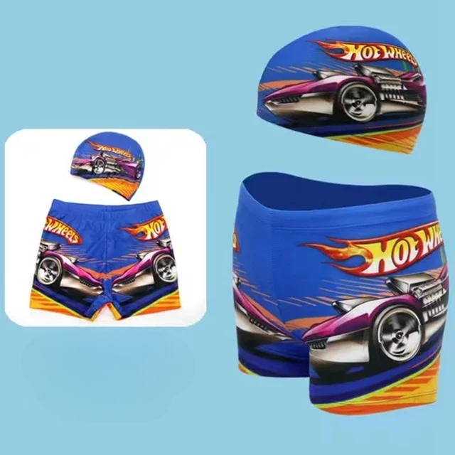 Chlapecké plavky a čepička Hot Wheels - více variant