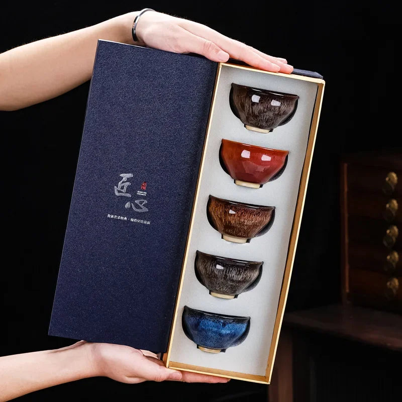 Tradiční japonské porcelánové hrnečky na čaj - více variant