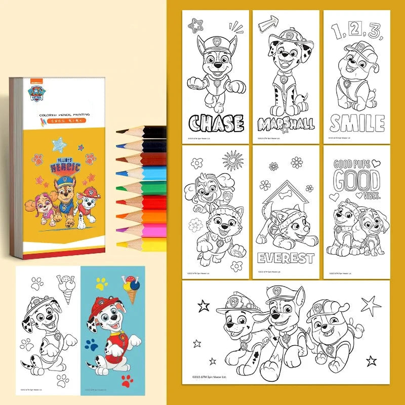 Dětské omalovánky a pastelky Paw Patrol