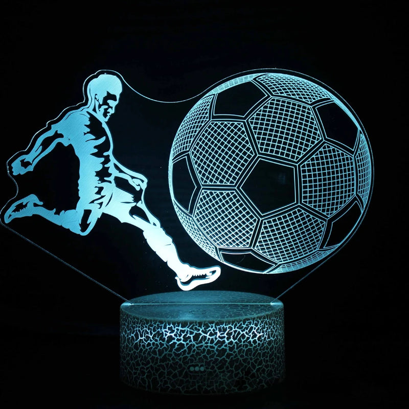 Lampa s 3D iluzí Lionel Messi - více variant