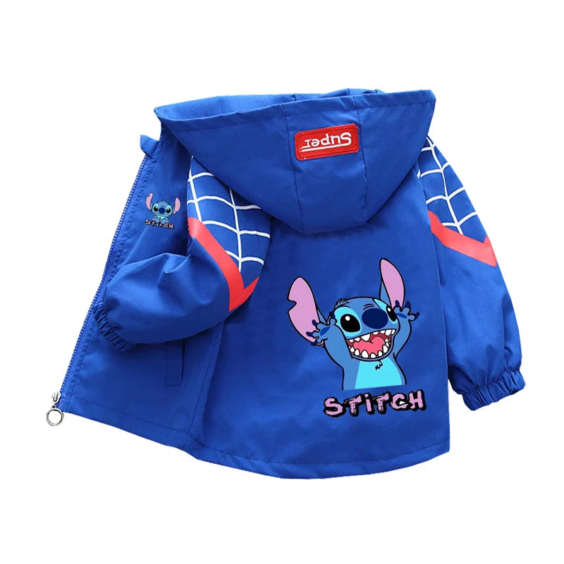 Dětská jarní a podzimní bunda Stitch - více variant