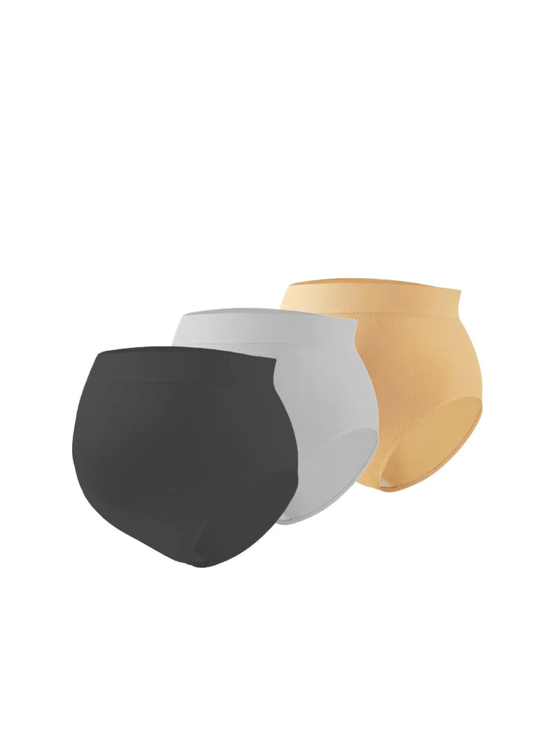 ComfyWear™ Komfortní bambusové těhotenské kalhotky - 3 ks - více variant
