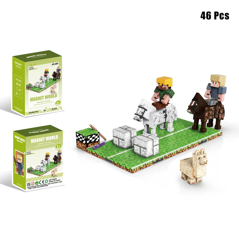 Figurky Minecraft k magnetické stavebnici - více variant