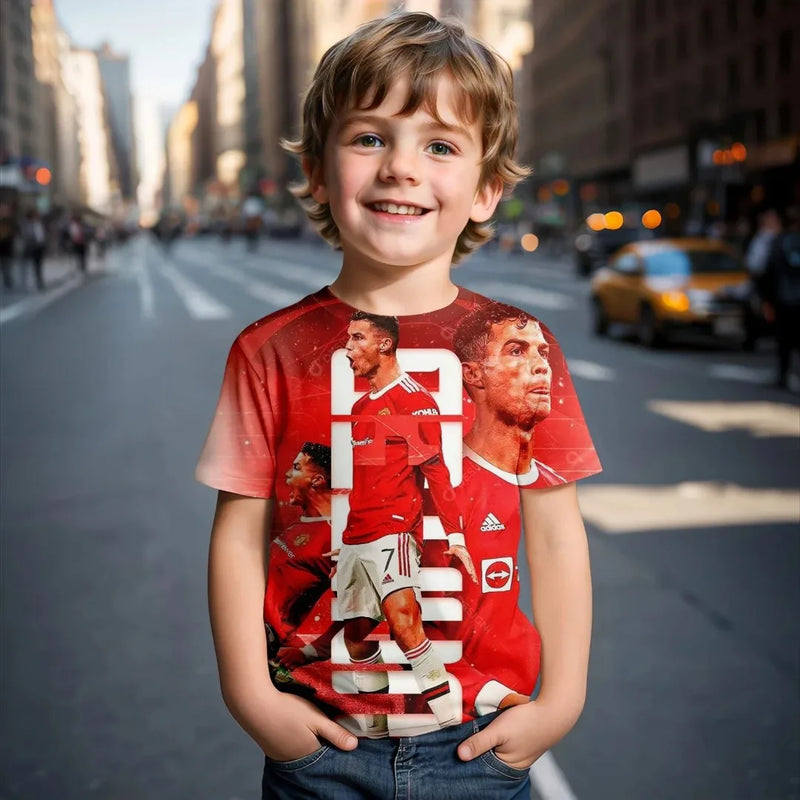 Dětské designové tričko - Cristiano Ronaldo