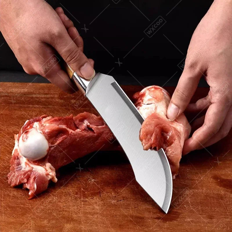 Kuchyňský nůž s dřevěnou rukojetí a ochranným pouzdrem - víc variant