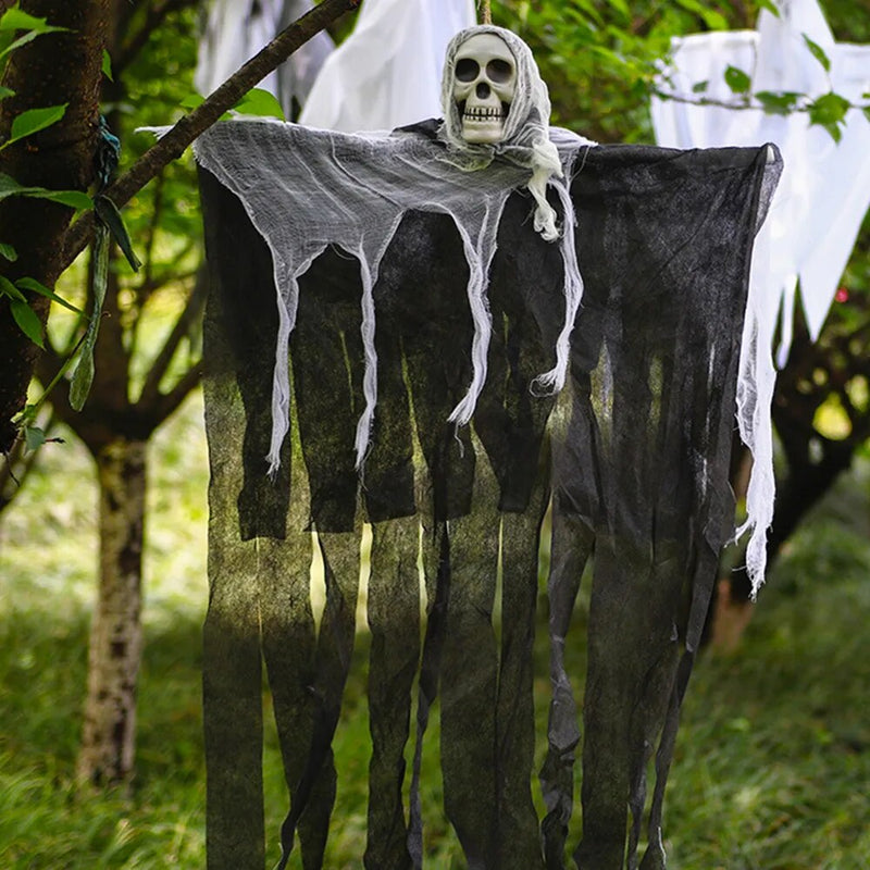 Halloweenská dekorace na zahradu strašidelný duch - více variant