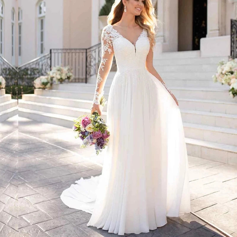 Wedding Couture™ Dlouhé dámské svatební šaty