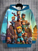 Designová dětská mikina Minecraft - více variant