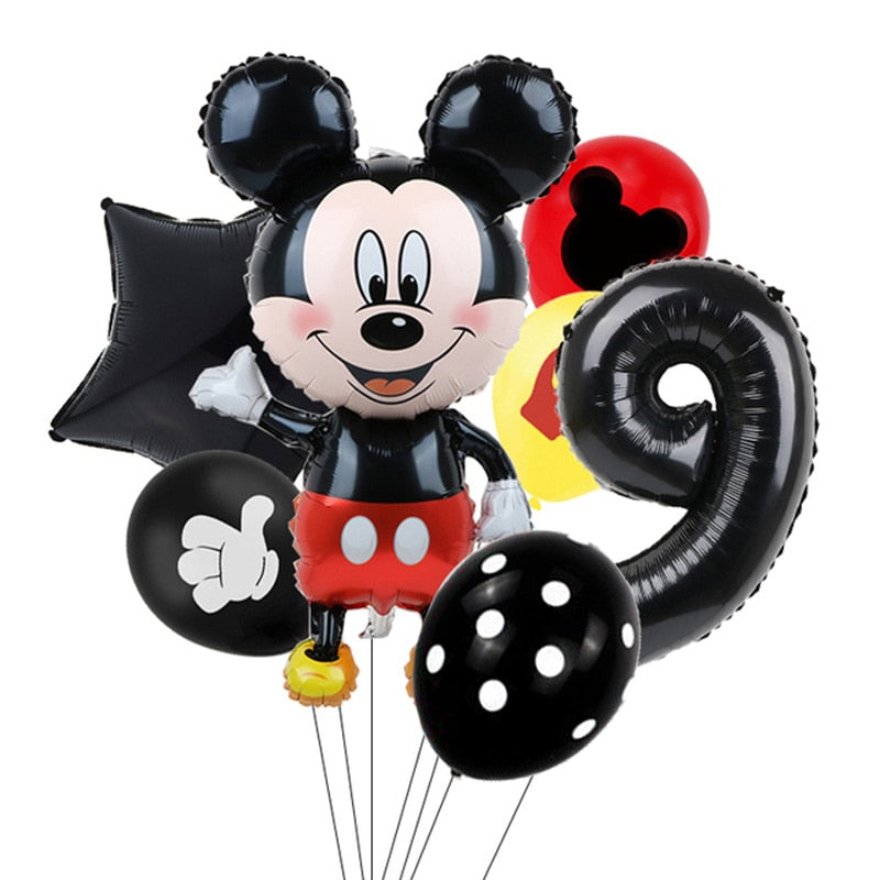 Velký set narozeninových balónků Mickey Mouse - více variant