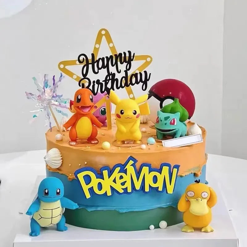 Figurky na dort Pokémon 6 ks