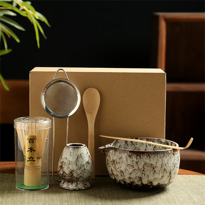Designový japonský set na přípravu čaje Matcha - více variant