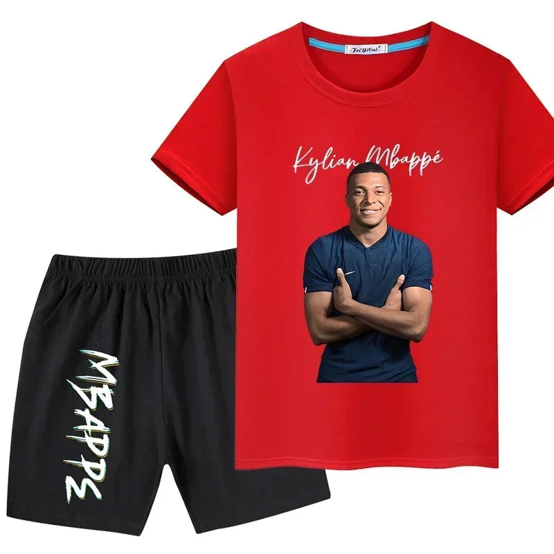 Dětská letní souprava triko a kraťasy Kylian Mbappé - více variant