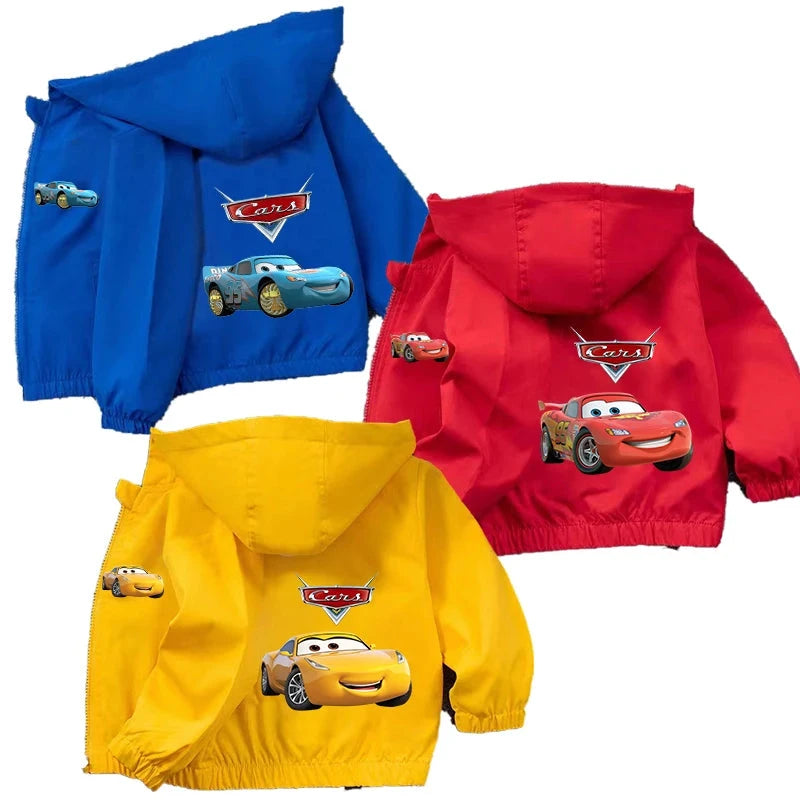 Chlapecká podzimní nepromokavá bunda Auta 3 - Blesk McQueen - více variant