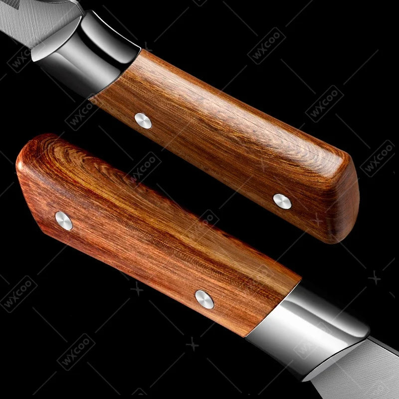 Kuchyňský nůž s dřevěnou rukojetí a ochranným pouzdrem - víc variant