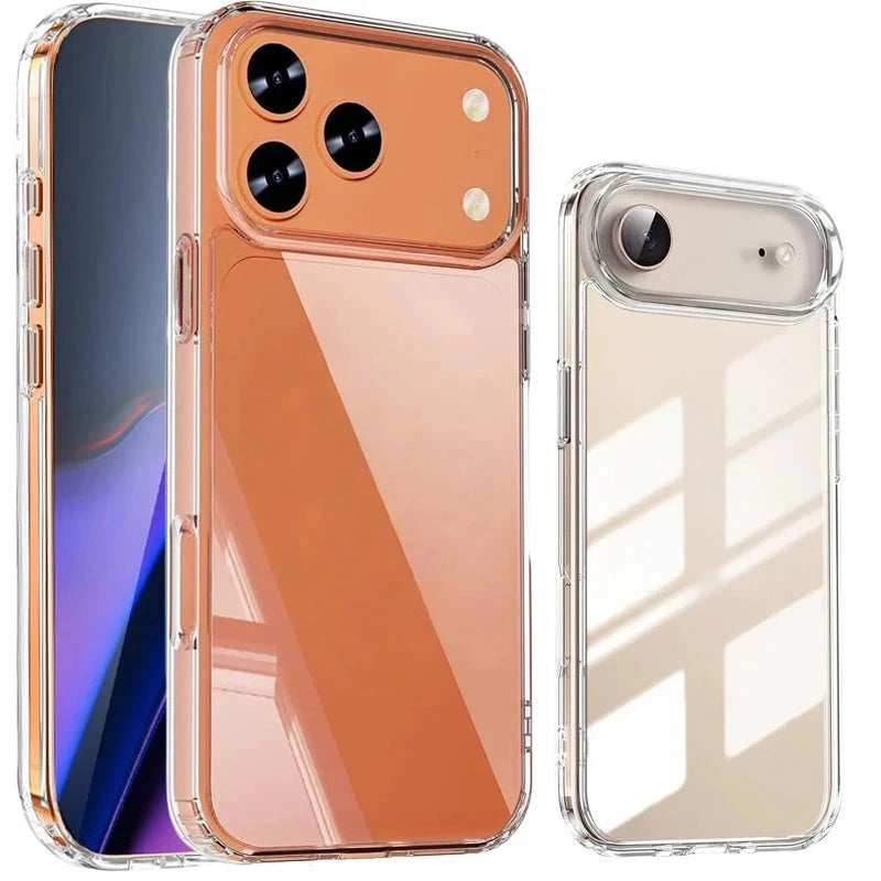 Tenké průhledné pouzdro pro iPhone Air, 17, 17 Pro, 17 Pro Max