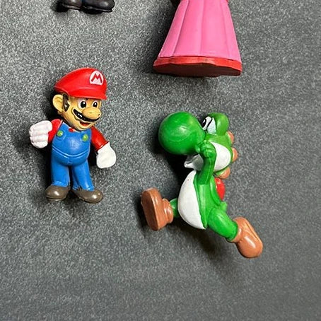 Designové 3D magnety na ledničku Super Mario - 6 ks