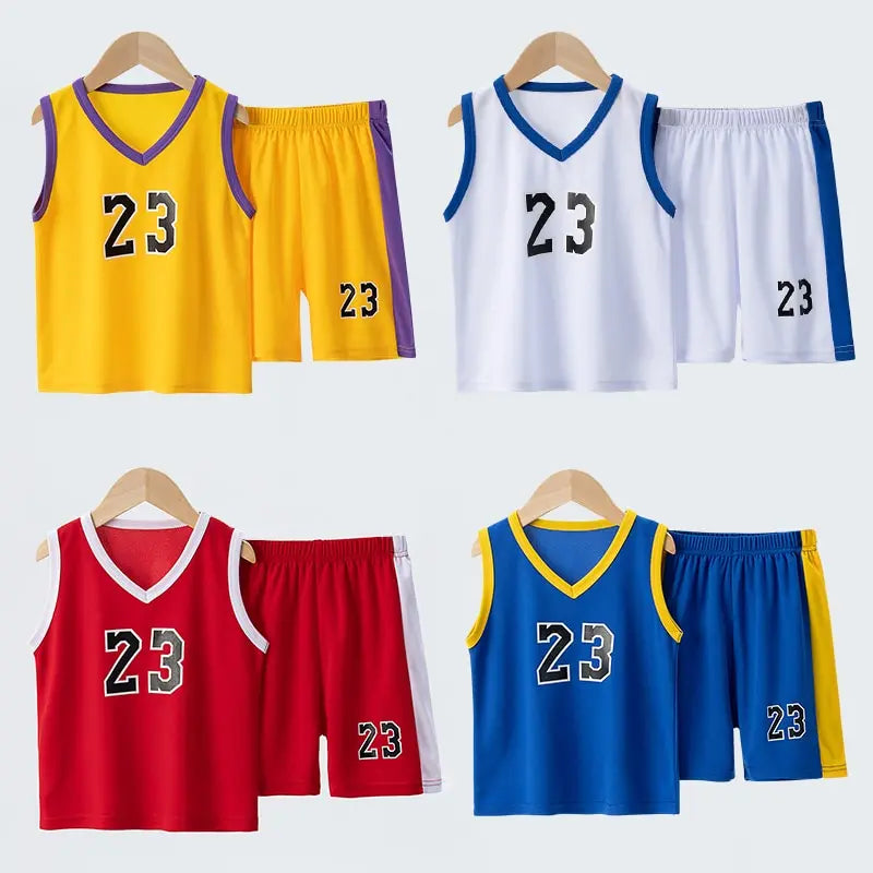 Dětský basketbalový dres a kraťasy - více variant