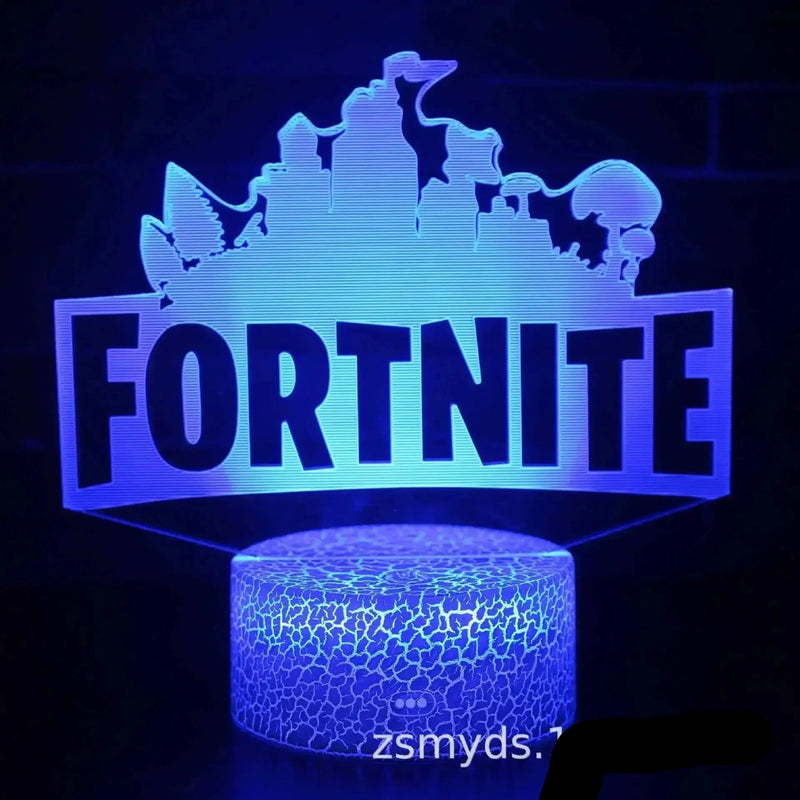 Lampa s 3D iluzí Fortnite - více variant