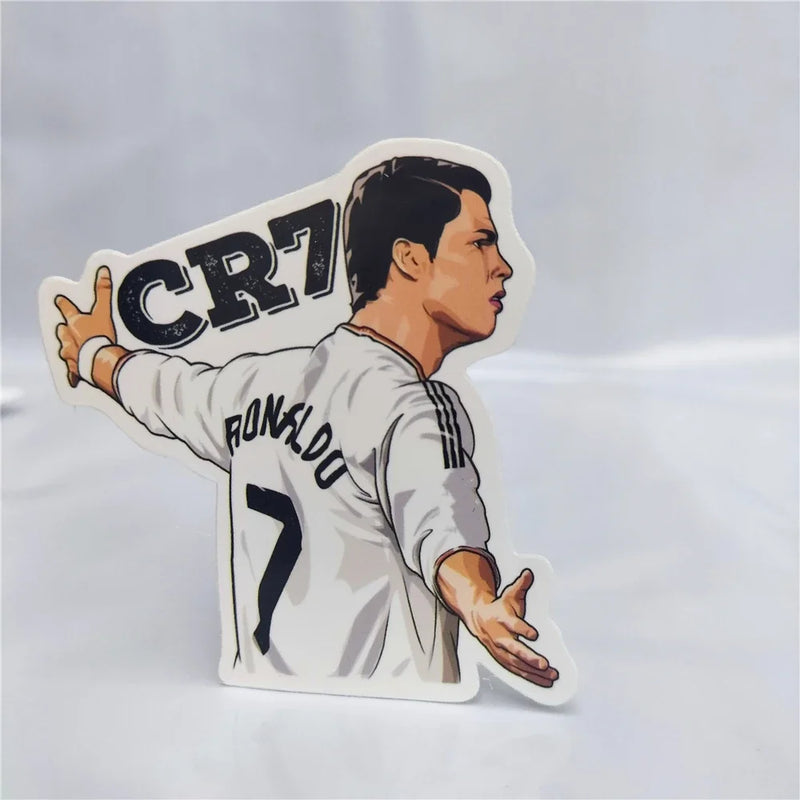 Barevné fotbalové samolepky Cristiano Ronaldo - více variant