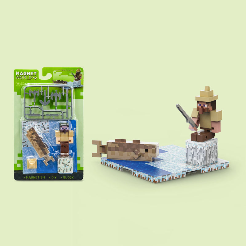 Figurky Minecraft k magnetické stavebnici - více variant