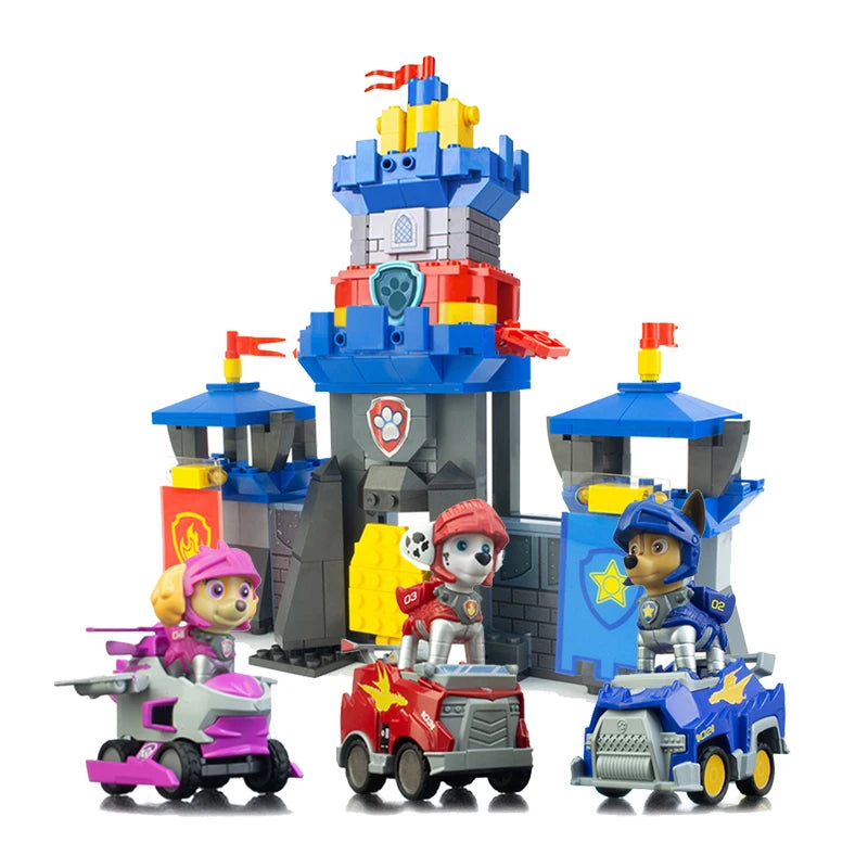 Stavebnice hrad a autíčka Paw Patrol