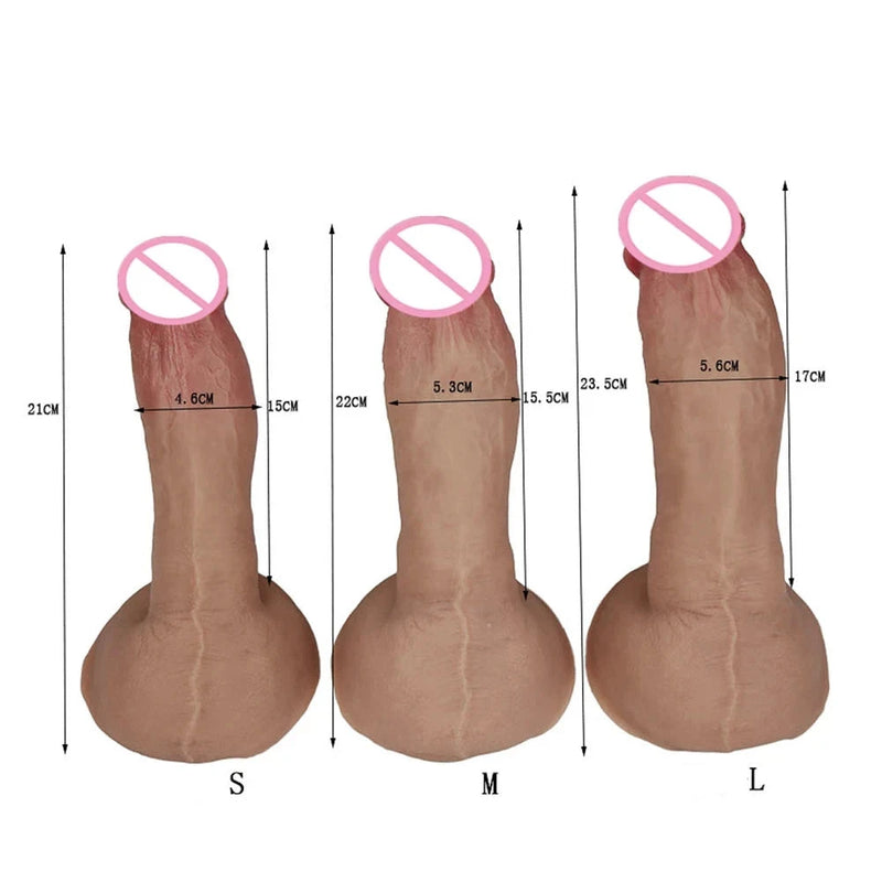 Silikonové dildo se silnou přísavkou – více variant
