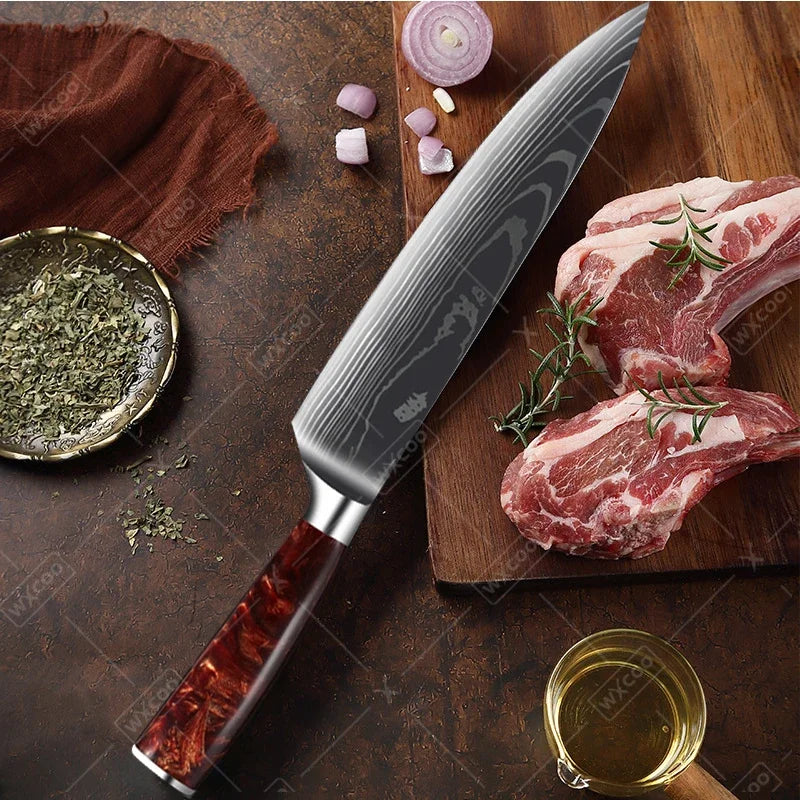 BladeArt™ kuchyňské nože s designovou rukojetí - více variant