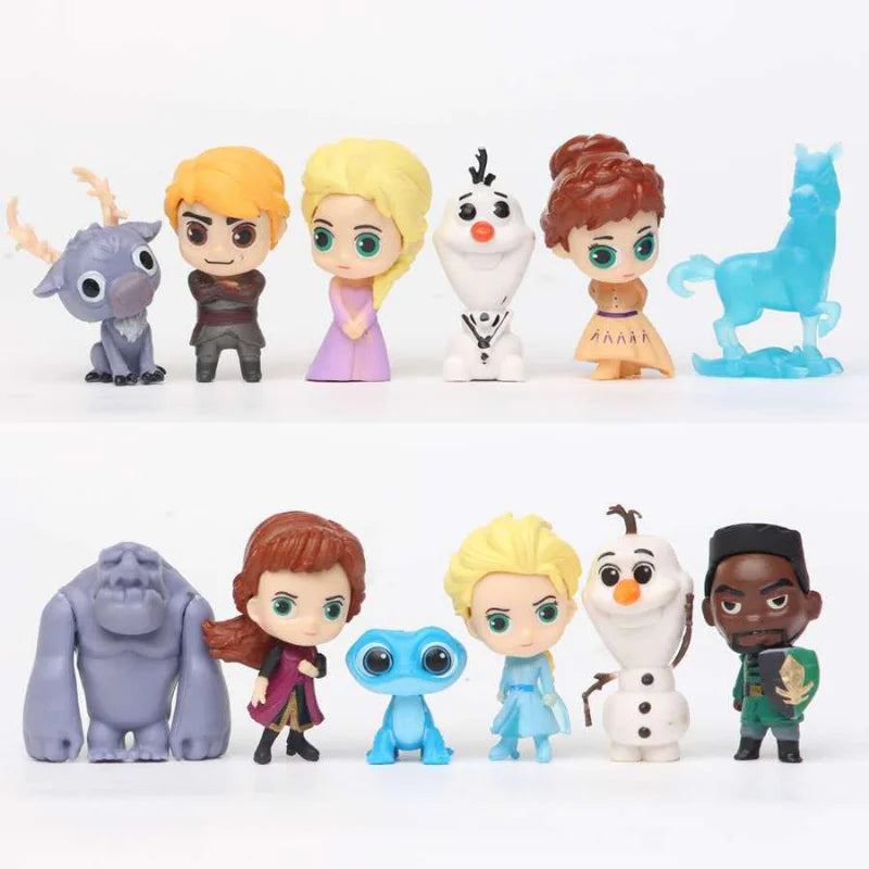 Designové figurky Frozen 12 ks