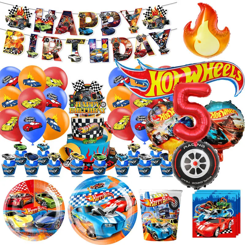 Narozeninové balónky Hot Wheels - více variant