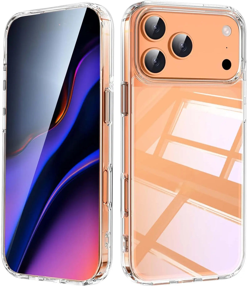 Tenké průhledné pouzdro pro iPhone Air, 17, 17 Pro, 17 Pro Max
