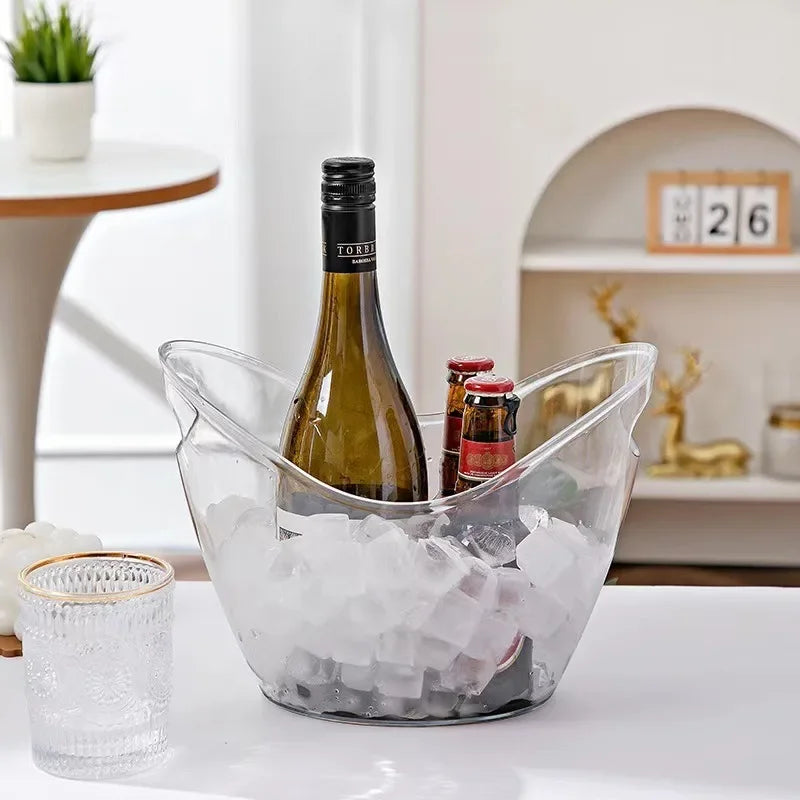 Designový kbelík na led 4 l – chladič na víno, pivo a šampaňské