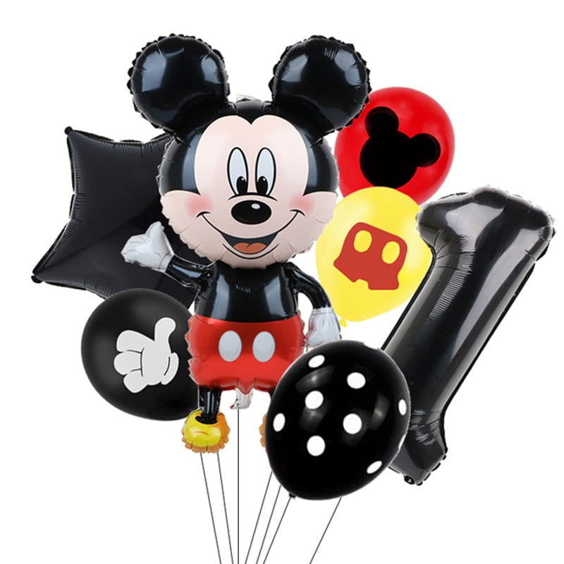 Velký set narozeninových balónků Mickey Mouse - více variant