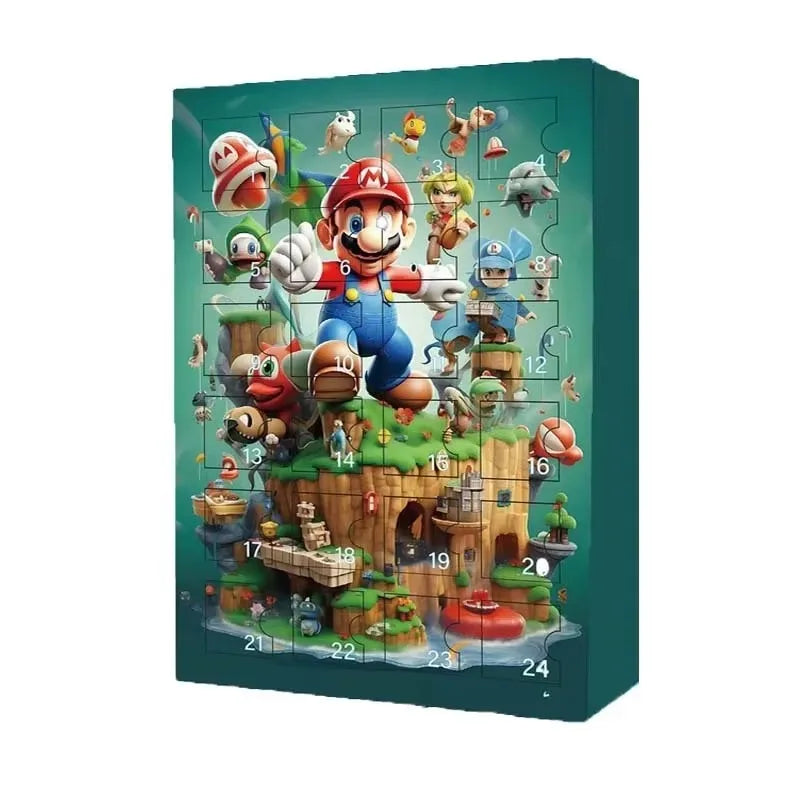 Dětský adventní kalendář Super Mario - 24 figurek