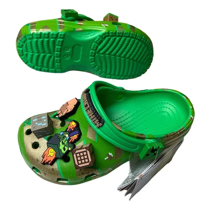 Dětské letní nazouvací boty Minecraft