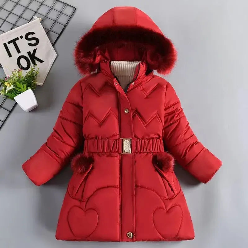 Dívčí zimní bunda s kožíškem - více variant