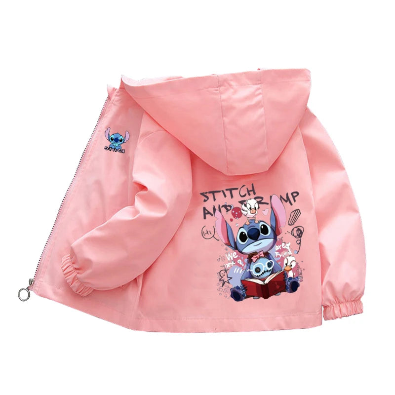 Dětská jarní a podzimní bunda Stitch - více variant