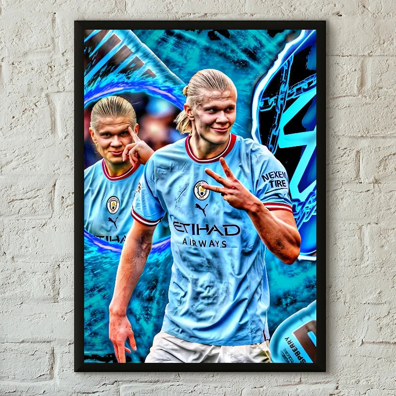 Designový obraz fotbalista - Erling Haaland