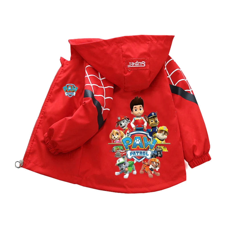 Dětská jarní/podzimní bunda s kapucí Paw Patrol - více variant