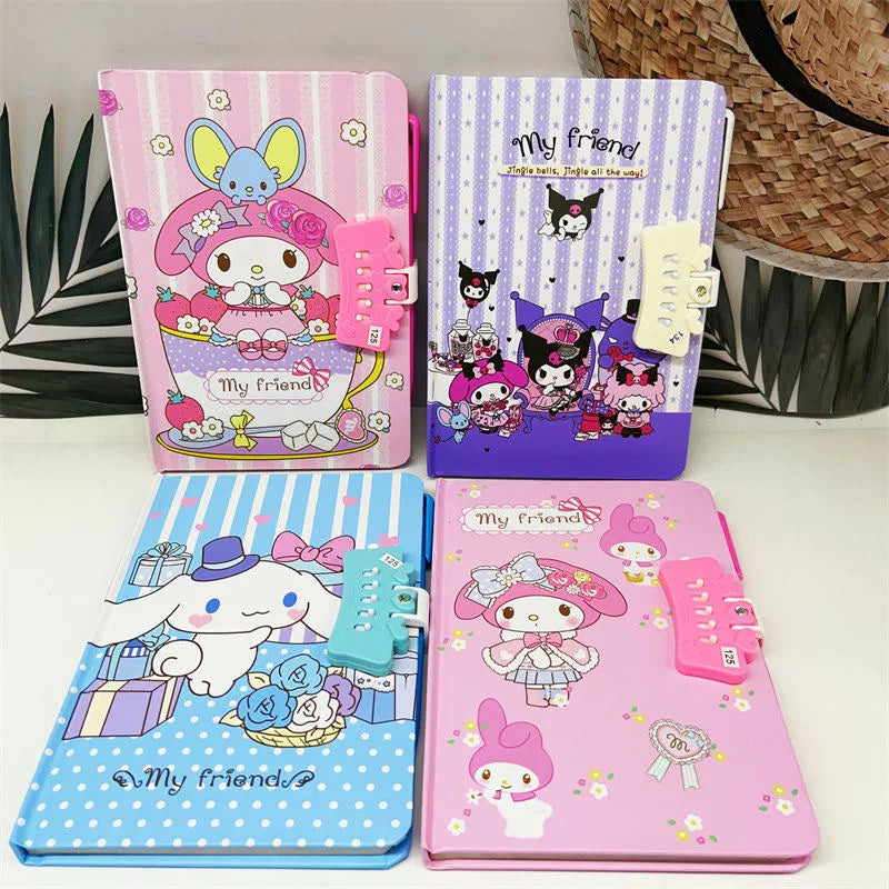 Dívčí deník se zámkem Sanrio - více variant