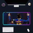 RGB svítící podložka pod klávesnici a myš Lionel Messi - více variant